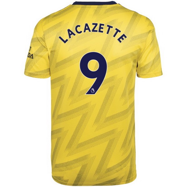 Camiseta Arsenal NO.9 Lacazette 2ª 2019/20 Amarillo
